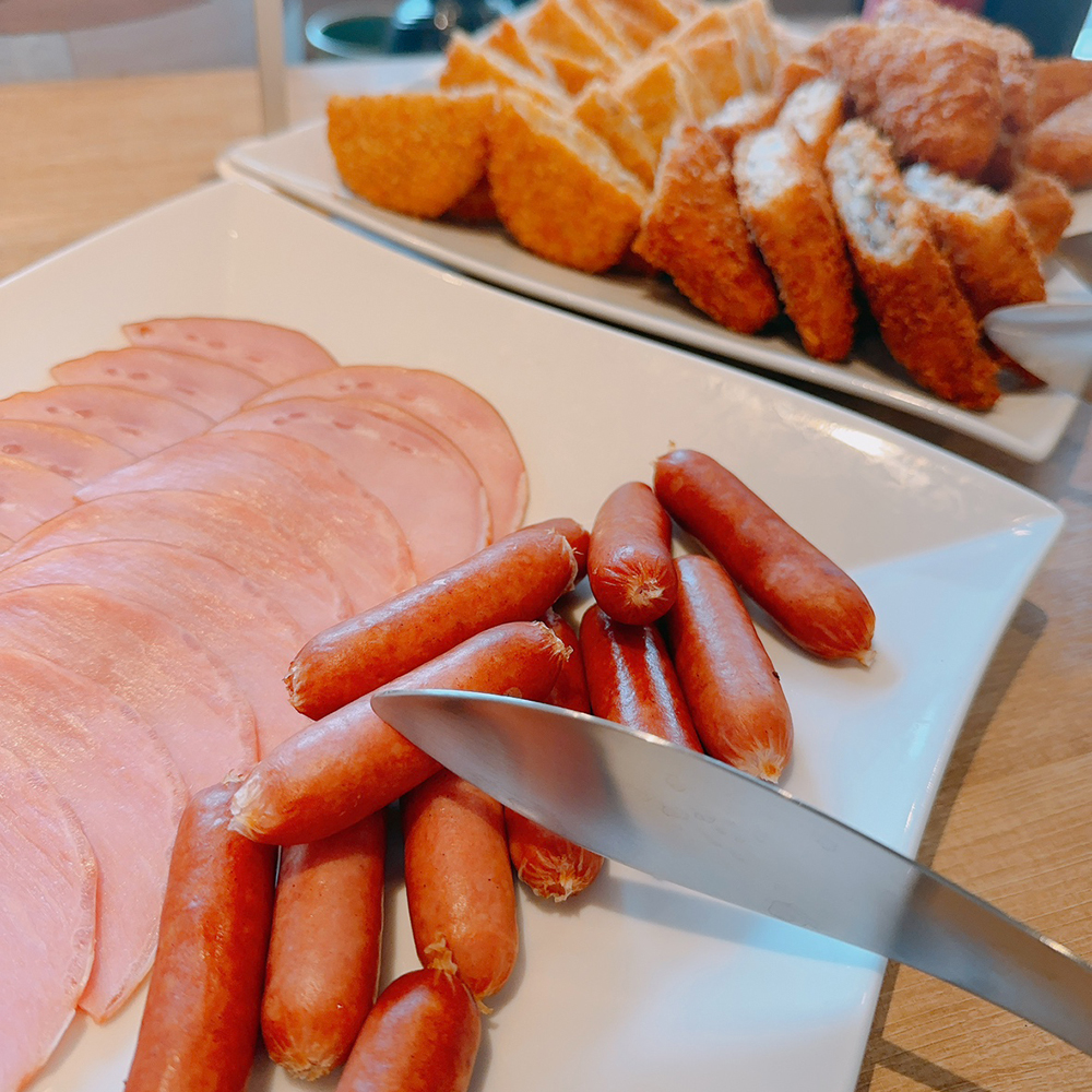 朝食バイキング